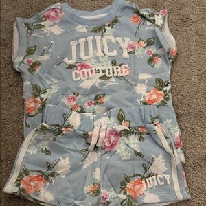Juicy Couture Blue Floral Outfit